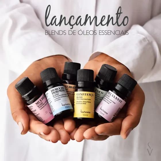 Blend De Óleos Essenciais 100% Puros Via Aroma Sinergias