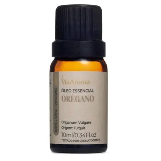 Óleo Essencial de Orégano Via Aroma 10ml - Antioxidante Revigorante