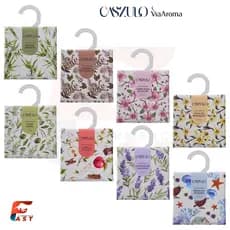 Sache Perfumado 20g Via Aroma Caszulo com gancho de pendurar Perfume para Carro Gaveta Guarda-roupa
