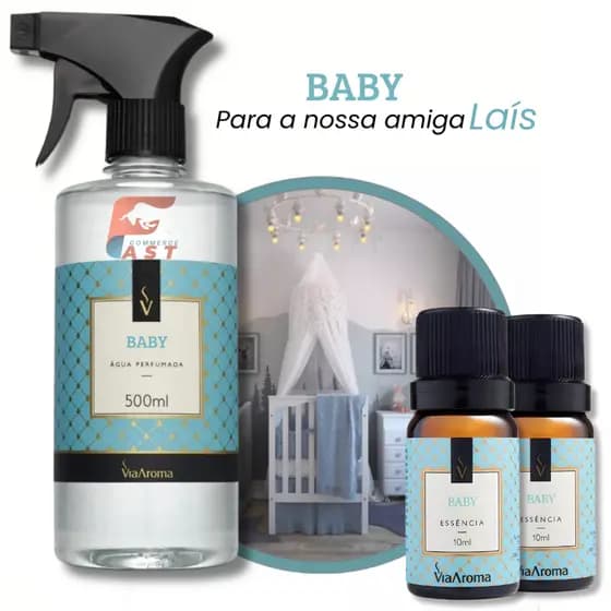 Kit Água Perfumada + 1 Essência Casa Perfumada Aromatização de Ambientes Difusor de Aromas Tecidos