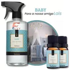 Kit Água Perfumada + 1 Essência Casa Perfumada Aromatização de Ambientes Difusor de Aromas Tecidos