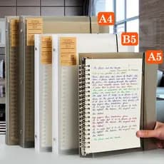 A4/B5/A5 Encadernação De Folha Solta Caderno Em Branco/Linha/Grelha/Cornell Disponível Planificador De Anel De Metal Substituível Diário De Bala Escritório & Escool Suprimentos Papelaria/Presente