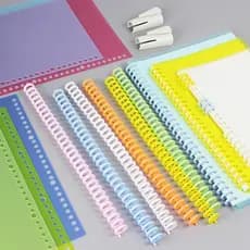 1pc 30 Furos Fichário De Anel Plástico (Para A4/B5/A5/A6) Encadernação De Anéis De Corte Pentes 85 Folhas De Capacidade Cadernos E Folha Solta Estudantes Suprimentos Escolares Statio