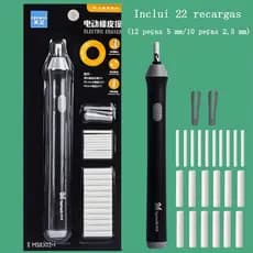Apagador de lápis elétrico Apagador de esboço de rotação elétrica automático para artigos de papelaria de arte para estudantes material escolar