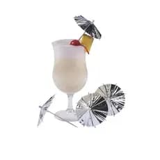 KIT 3 PACOTES GUARDA-CHUVA P/DRINK PRATA COM 10 UN