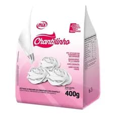 CHANTILINHO EM PÓ 400G MIX - PREPARO PARA COBERTURA DE CHANTILLY