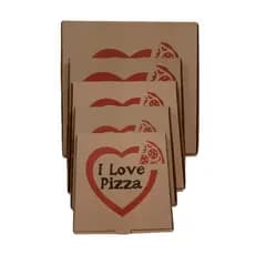 50 CAIXAS PARA PIZZA 35CM QUADRADA PARDA