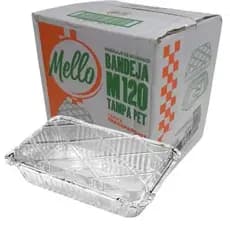 25 MARMITINHAS ALUMÍNIO C/TAMPA PET MELLO 500ML (M-120)