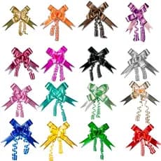 Kit 10 Laços Mágicos Prontos Presente Festas Lembrancinhas Decoração Atacado Fácil Lojista