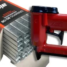 Grampeador Pneumatico Brasileirinho + Grampos 80/08 Pcw