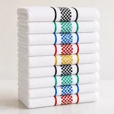 Kit 10 Pano de Prato Premium Atoalhado 40x65 cm 100% algodão 300g/m