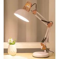 Luminária Articulada de mesa usa lampada Luminaria De Mesa Abajur usar lâmpada Com Base