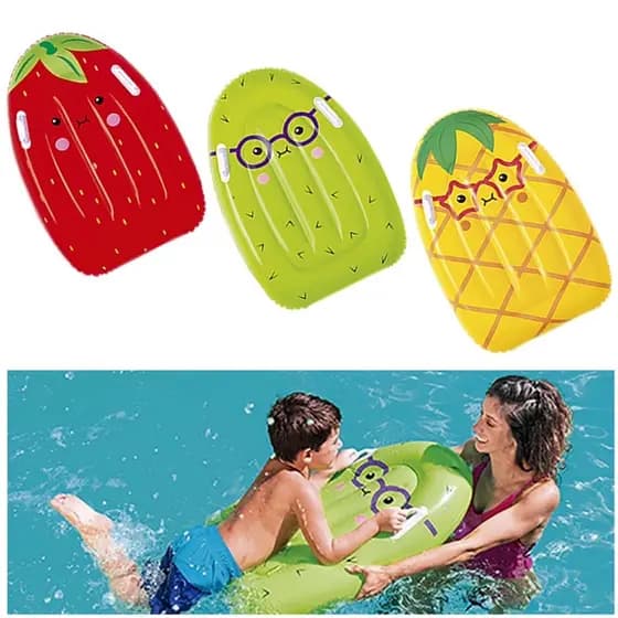 Prancha Boia Colchão Inflável com Alça Infantil  Piscina Praia Verão