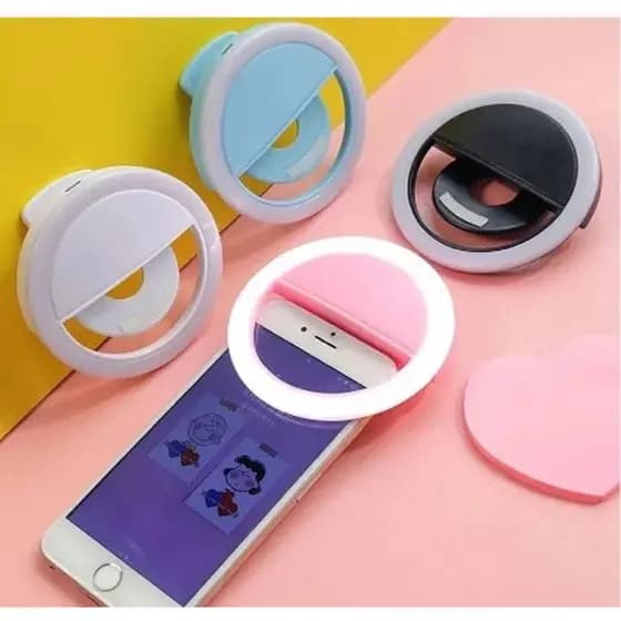 Mini Ring Light Anel Luz Para Sua Criança fazer a Selfie Flash P/ Fotos Celular Universal