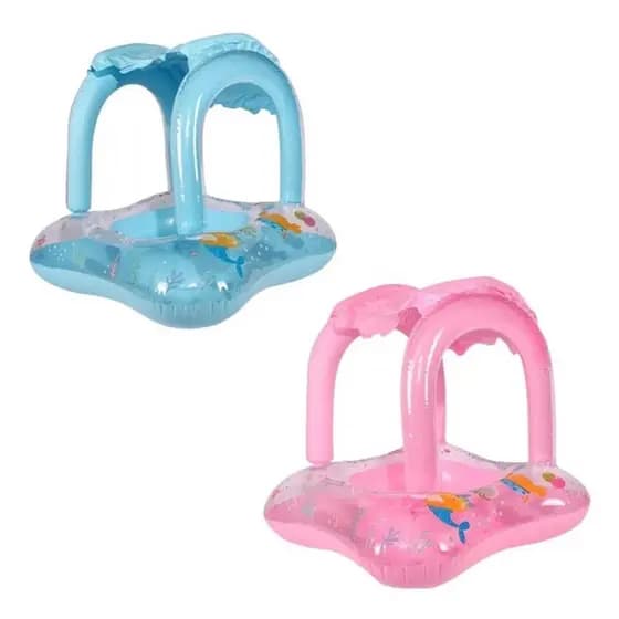 Boia Bote Bebê Cobertura Fraldinha Infantil Rosa e Azul Piscina Perninha 1116