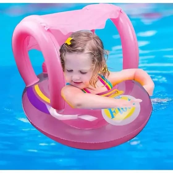 Boia Bote Bebê Cobertura Float  Fralda Perninha Infantil Boia Piscina