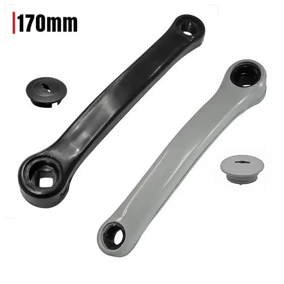 Braço Pedivela Esquerdo 170mm Ponta Quadrada Bike Passeio