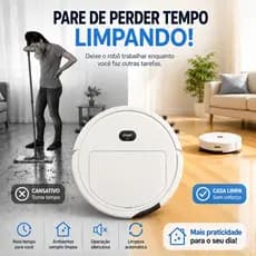 Robô Aspirador de Pó Recarregável 110v - (Cores Sortidas)