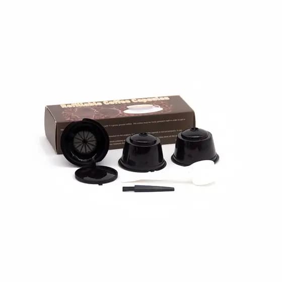 Kit 2 Cápsula Café Reutilizável Dolce Gusto Recarregável Refrescante Efectivo Promoção