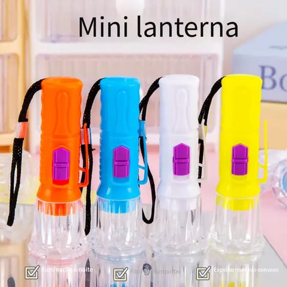 Kit C/24/36/72 Mini Lanterna Iluminação Noturna Led Portátil Iluminação Ferramenta Promoção