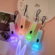 12  Unidades Mini Lanterna Led Tática Portátil Para Uso Ao Ar Livre Trilha Camping Lazer, Lampiao De Pilha