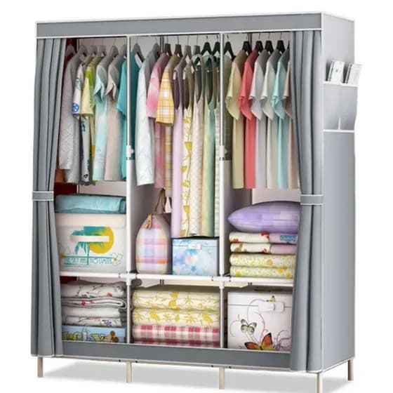 Guarda Roupa Dobrável Organizador De Roupas Roupeiro Guarda Organizador Compacto Desmontavel