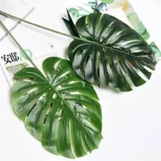 Folha Artificial Verde Planta Artificial Para Decoração Em Várias Cenas Plantas artificial