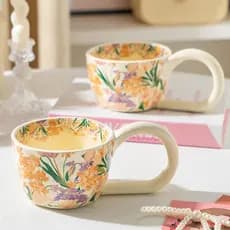 Caneca de café requintada e de alta qualidade para inauguração de casa, novo lar, casamento, presente para recém-casados