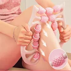 Massageador De Pernas De 13 Rolos , Relaxante Muscular Elástico Para Fitness De Cuidados Com Panturrilha E Pés