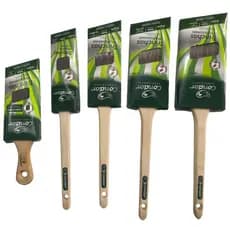 Kit 5 Pincel Trincha Angular Recorte Profissional Condor