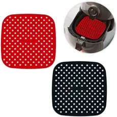Protetor De Silicone Quadrado Fritadeira Elétrica Tamanho 8,5cm Tapete Protetor de Silicone
