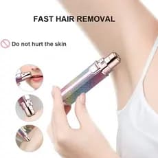 Depilador Premium Recarregável USB Sem Dor Barbeador Feminino de Pelos Faciais e Corporais