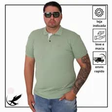 Camisa Gola Polo Masculina Básica Algodão Premium