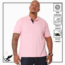 Camisa Masculina Gola Polo Plus Size Extra Grande G1 G2 G3 Premium