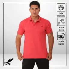 Camisa Polo Masculina Algodão Piquet Original