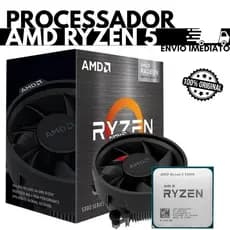 Processador AMD Ryzen 5 5600G AMD/AM4 18 Threads 3.9GHz 19MB DDR4 (Dual Channel) + Cooler