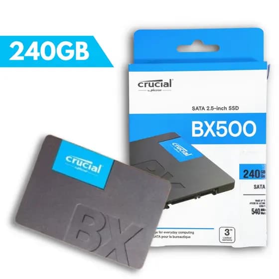 Ssd 240Gb Crucial BX500 2.5'' SATA III 6Gb/s CT240BX500SSD1