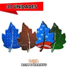 Kit 30 ou 15 Unidades Cheirinhos Aromatizantes para Carro, Folhinha de Cheiro para Ambiente - Bom e barato