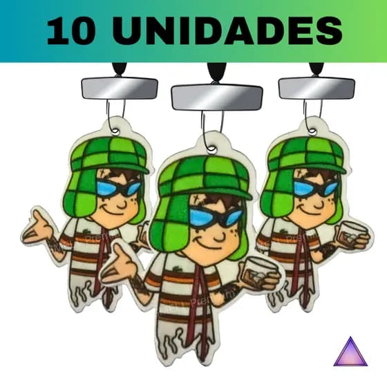 Kit 10 ou 5 Unidades Cheirinho para Carro Aromatizante Chavinho Essência para Ambiete - SMELL Premium