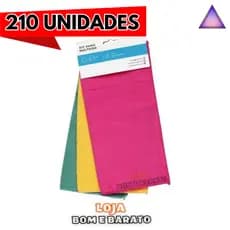 KIT com 120/210 Panos limpeza Toalha 30x30cm Microfibra multiuso