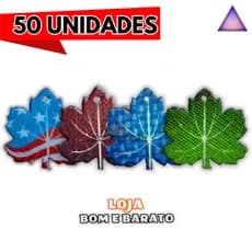 Kit 50 ou 30 Unidades Cheirinho Aromatizante de Carro e Ambiente Trevo da sorte / Máscara Insana - Bom e Barato