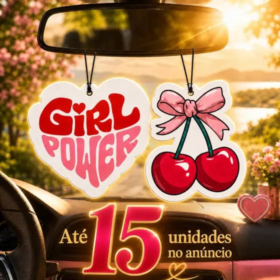 Cheirinho para carro Femininos Decorativo  Aromatizante Automotivo –Modelos Divertidos e Estilosos
