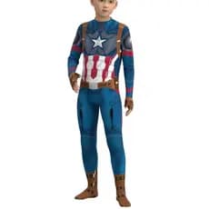 2-15 anos de idade crianças Marvel capitão américa collants super-herói cos Cosplay traje