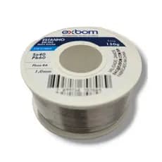 Refil De Estanho Para Solda 1,5mm Sn40% Fluxo RA 80g e 150g
