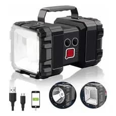 Lanterna Holofote Super Potente Led Recarregável 40w
