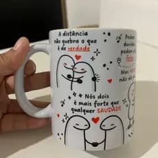 Caneca Personalizada - A distância não quebra o que é de verdade