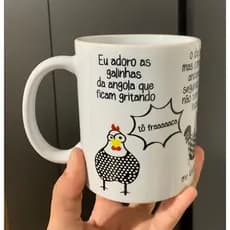 Caneca personalizada - Galinha D'angola
