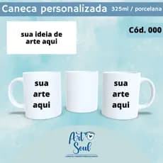 Caneca personalizada com a sua ideia de arte