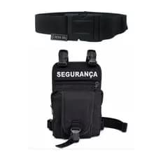 KIT Bolsa de perna SM2 SEGURANÇA + cinto NA