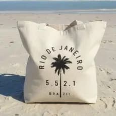 Bolsa Ecobag Casual Esportiva | Tote Bag Fitness para Treino e Praia